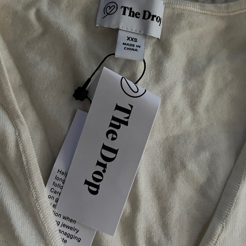 Cream Wrap Top - Picture 2 of 5